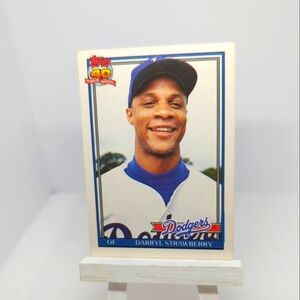 1991 Topps Traded - Collector's Edition (Tiffany) #114T Darryl Strawberry